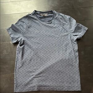 Michael Kors Men's S Blue Patterned Shirt!